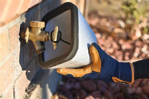 does covering outside faucets work